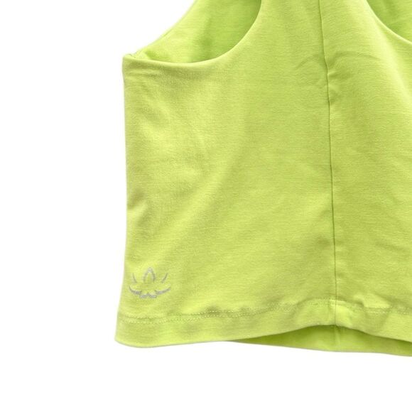 Beyond Yoga Spacedye Focus Cropped Workout Tank Top in Lime Size XS - Picture 7 of 9